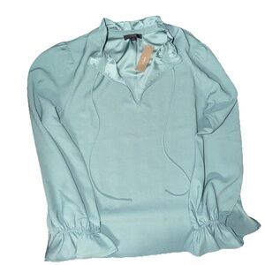 Elegant Aqua Women's Top